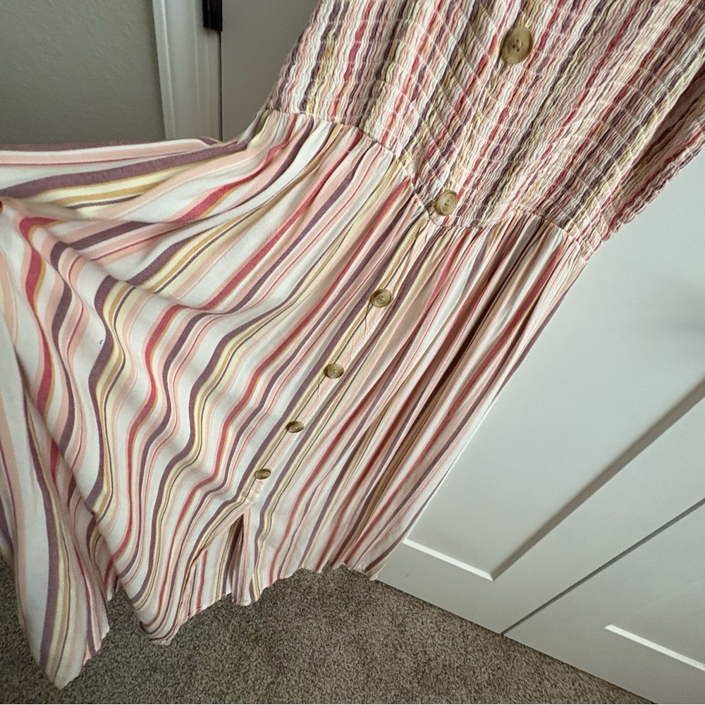 Arizona, XXL, button-down, midi dress, stripes, fall, School, Teacher ready